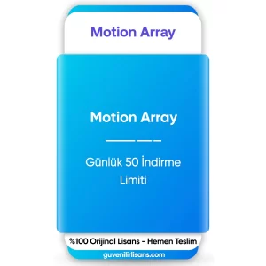 Motion Array Premium - Aylık Paketler