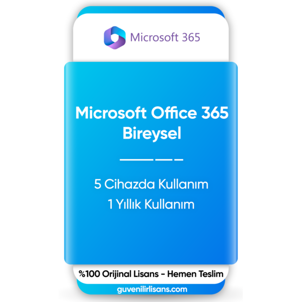 Microsoft Office 365 Bireysel Lisans Key